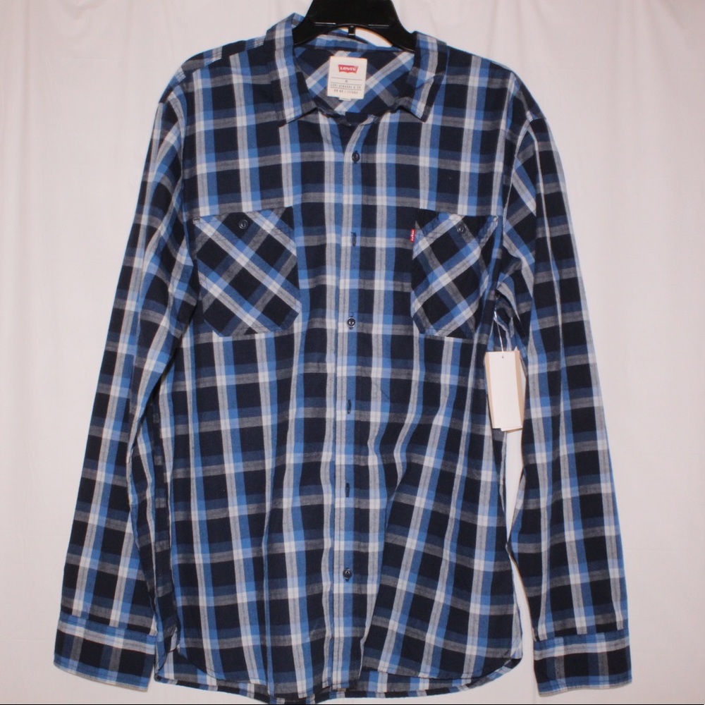 LEVI’S DRESS SHIRT PLAID STYLE